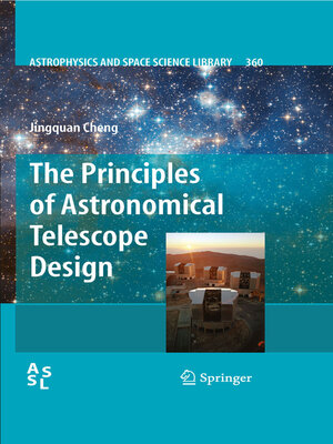 cover image of The Principles of Astronomical Telescope Design